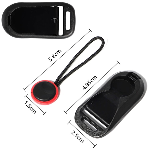 TOKIISHE Kamerarem Snabbkoppling Adapter, 2-pack Kamerarem Snabbkoppling Spegelreflex med Bas, Anslutningsfäste Kit för Universal