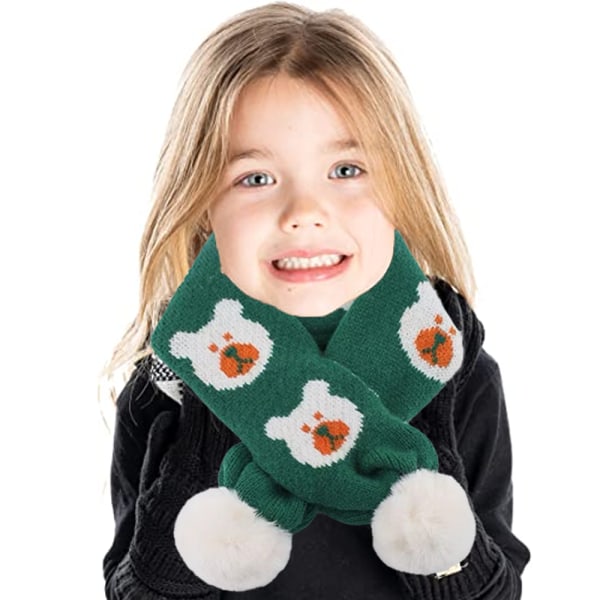 Barn Scarf Fashion  Mjuk och varm halsduk för småbarn