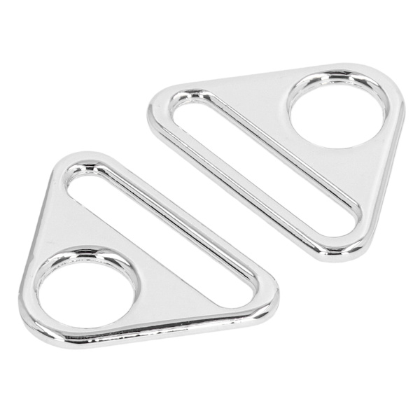 10 st justerbara spännen 38 mm zinklegeringsmaterial multifunktionella lätta bärbara bagagetillbehör vita