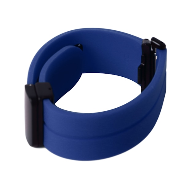 Klockarmband Silikon Magnetisk Vikbar Flexibel Vattentät Klockrem för Mi Band 8 Pro Blå