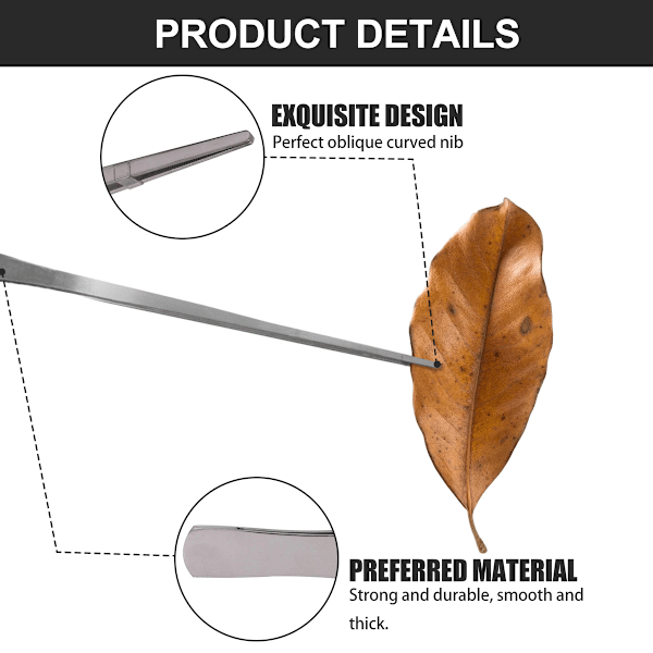 Professionell pincett i rostfritt stål, perfekt för akvarieinredning & industriellt arbete, 48 cm extra lång med precisionsgrepp, resistent mot saltvatten