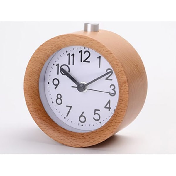Charmig Tidmätare, Lättanvänd Retrodesign Väckarklocka med Ökande Volym för ett Mjukt Morgonuppvaknande (Bärbar och Batteridriven)