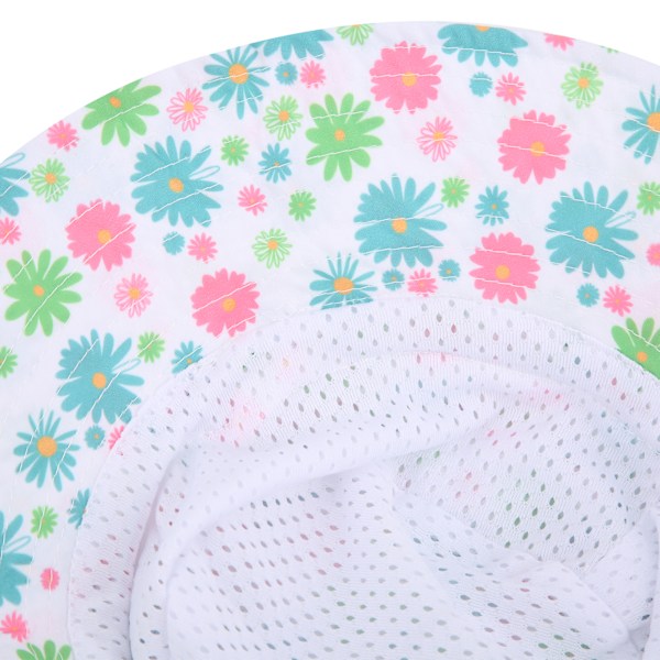 Justerbar strandkeps solhatt unisex baby pojke flicka utomhus barn solhattBlå blomma S