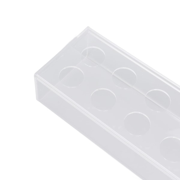 Akryl Vas Klar Rektangulär Centerpiece Box Heminredning för Bröllopsfest 18 Hål