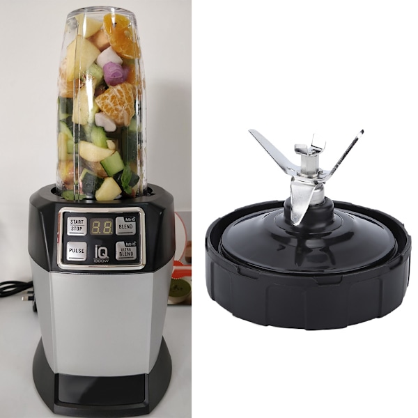 Extraktorblad för Ninja Blender, Ersättningsdel 7 Fenor Rostfritt Stål för Jämna Blandningar, Enkel Montering och Diskmaskinsäker, Hög Kvalitet