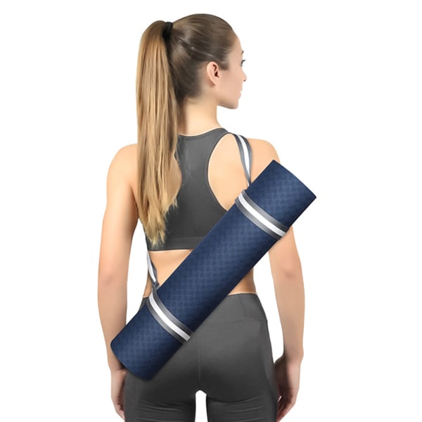 Multifunktionella yogamattorremmar, justerbar och hållbar stretch
