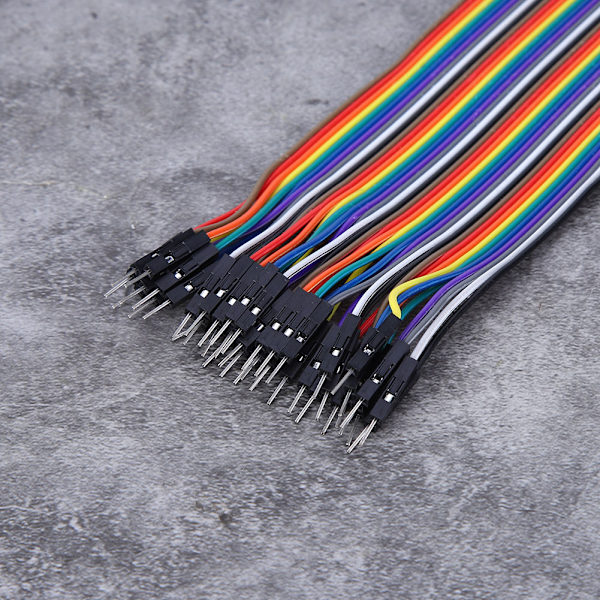 10 st Hopptråd Plast Han till Han Kopplingssladd för Dator Elektronik 2.54mm