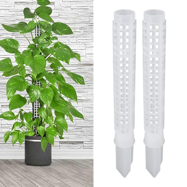 Stapelbar Mossestav i Mesh för Inomhusväxter Monstera Klätterväxter Plaststöd Kit