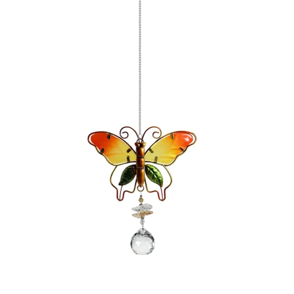 Kolibri/slända/fjäril hängande kristallprydnad för