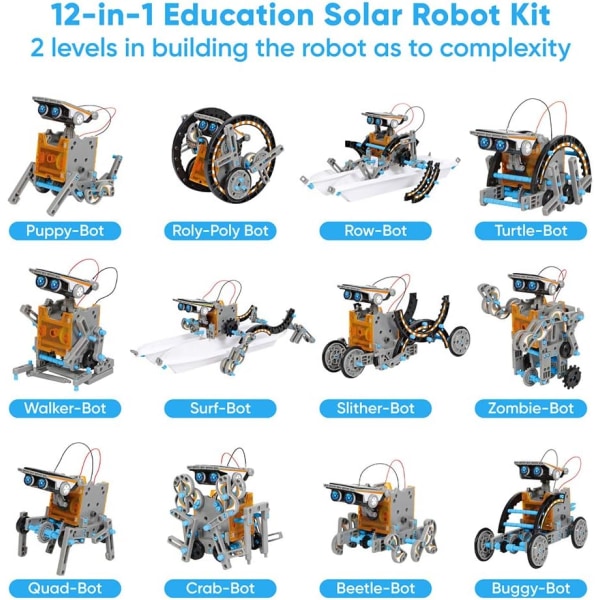 12-i-1 Education Solar Robotleksaker