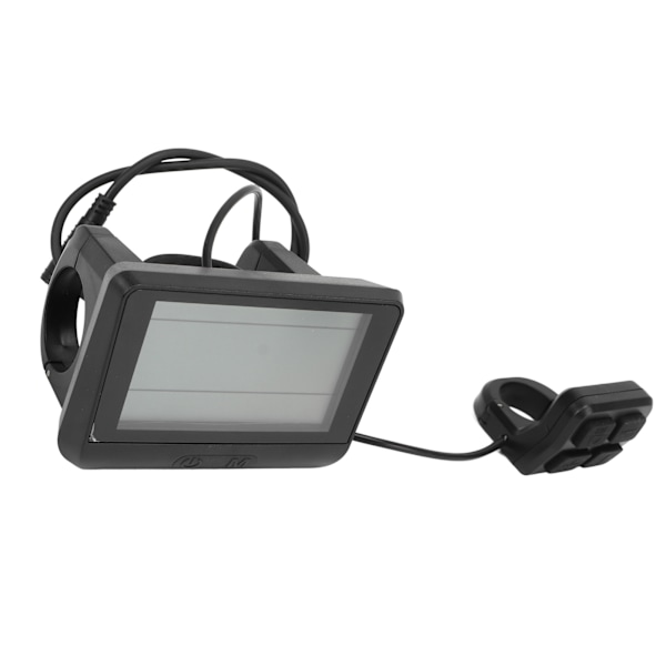 Elektrisk Cykel Display Panel Universal ABS Hölje 5 Pin Vattentätt Gränssnitt LCD Display Mätare 24V 36V 48V