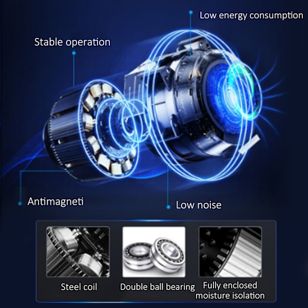 Klockuppdragare Singel Mekanisk Automatisk Elektrisk Transparent Valnöt Rotationsläge 100240V(1 0 EU-kontakt)