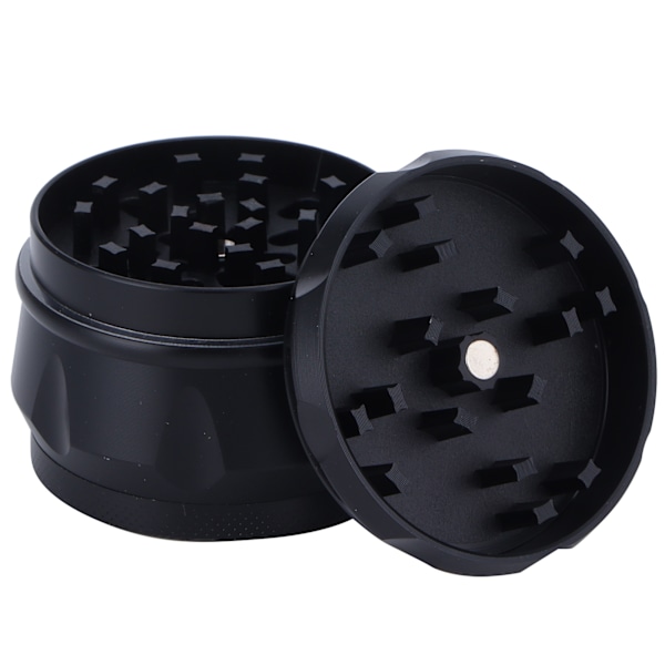 Mini Portabel Zinklegering Rök Grinder Manuell Rökning Krossningsverktyg Tillbehör Svart
