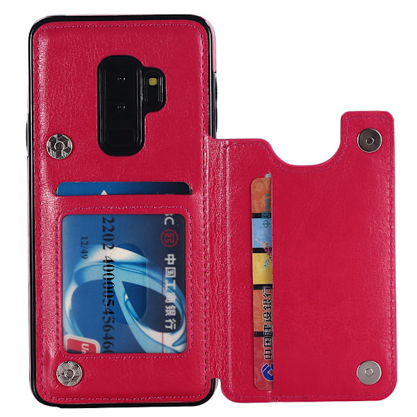 Samsung Galaxy S9+ - Stilsäkert Plånboksskal (M-Safe) Rosa Rosa