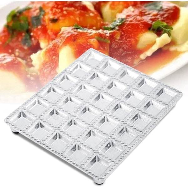 Raviolitillverkare för dumplings, ravioliutstickare i rostfritt stål för professionella resultat, innovativ dumplingtillverkare i metall förenklar konsten att göra pasta