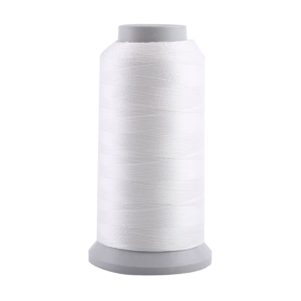 Spole Självlysande Maskin Handsömnad Broderitråd Vit 3000 Yards