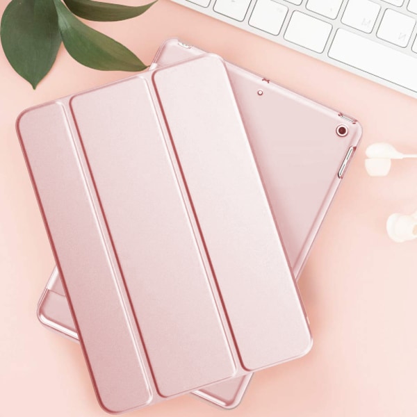 IPad Mini 4 - Slim Lightweight Smart Shell Stand Cover med Genomskinlig Frostad Baksida Skydd Passar Apple IPad Mini 4 7.9 Tum med Auto Wake/Sleep