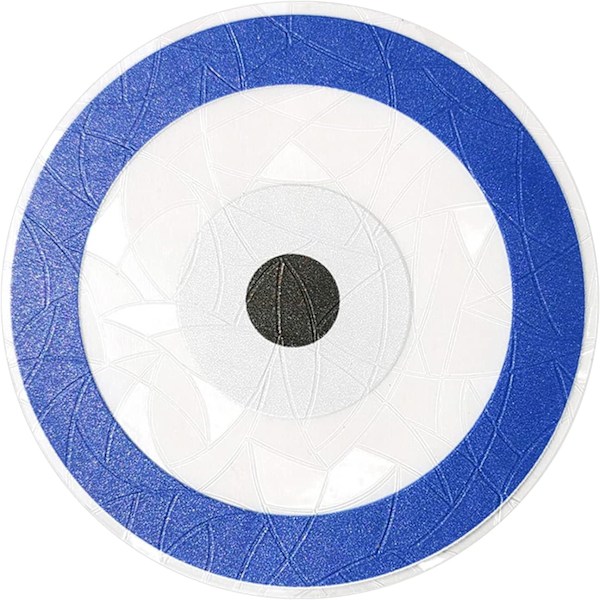 Djävulsöga Mönster Fönster Solreflektor Dekaler För Kvalitetsmaterial, Regnbågsstråle Solfångare Klistermärke, Unik Presentidé 12 X 12 Cm /4.7 X 4.7