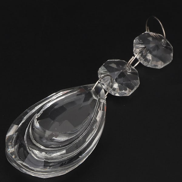 1 st transparent kristallglas hängande strängar hantverk dekoration tillbehör (#7)