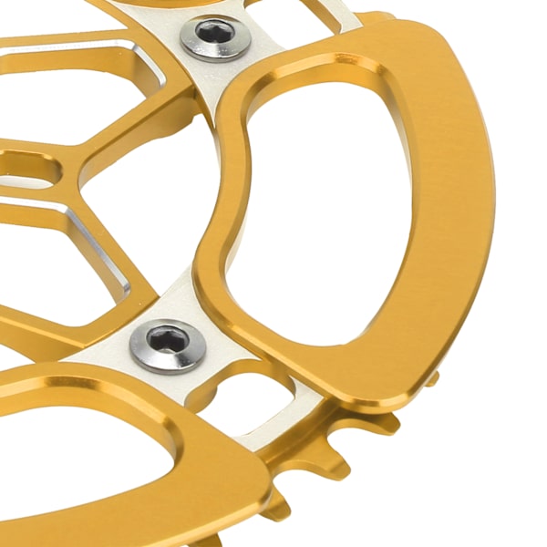 BCD130mm cykelvevarm i aluminiumlegering 47T enkelhastighetskedjehjul tillbehör guld