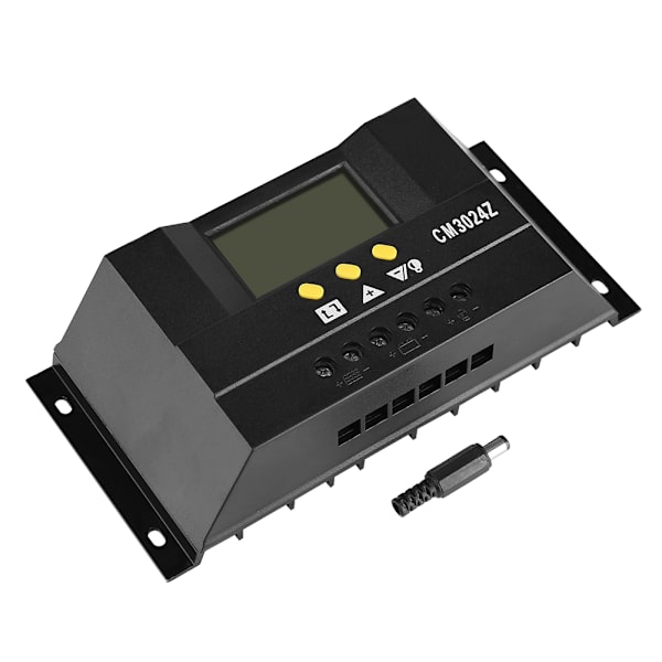 12/24V 30A solcellsladdningsregulator med LCD-display automatisk omkopplingsregulator för spänningssystem