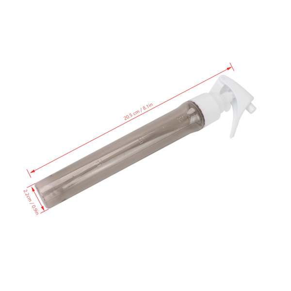 Bärbar hårsprayflaska påfyllningsbar tom spray hårstyling fin dimspraykittel 38ml grå