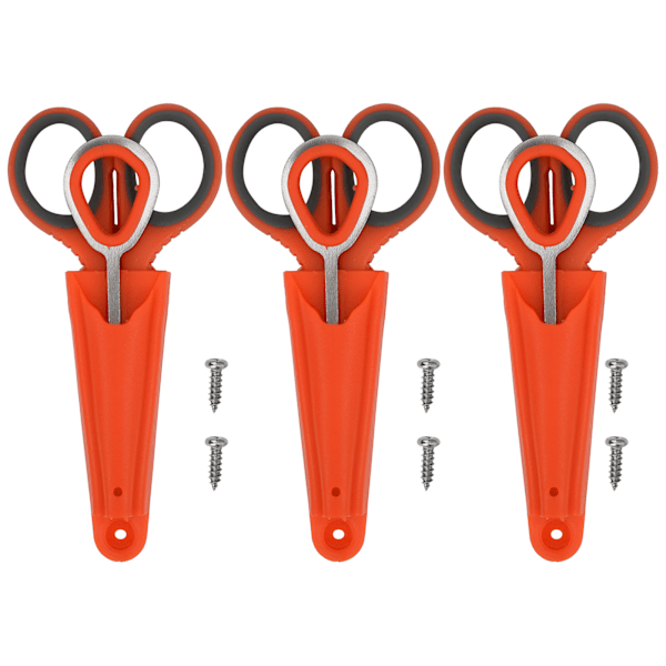 3 Set Multifunktionssax Linje Locktång Fiske Hook Remover Separator Fiskeutrustning Orange