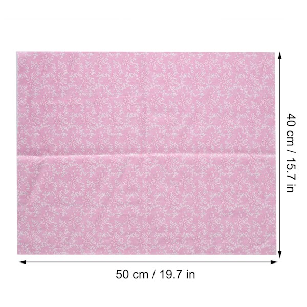 6 st bomullstyg twill trycktyg DIY handgjord lapptäcke sömnad hantverk 50x40cm (rosa (6 färger))