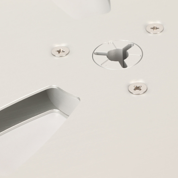 1/4 7 tum tom rulle universell 3 hål aluminiumlegering öppningsmaskin del upptagningsrulle silver