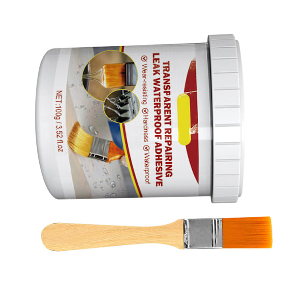 Transparent Vattentät Beläggning Agent Läckagesäker Isolerande Rebrushed Blank Sealant för Golv