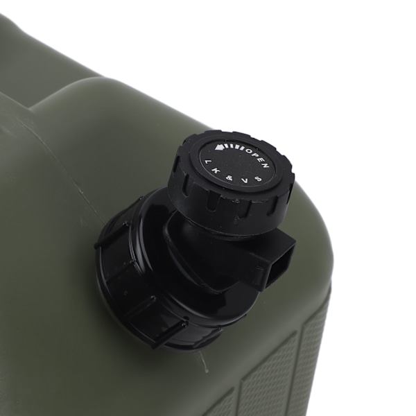 Camping Vattenbehållare 10L Stor Kapacitet Fyrkantig Grön Bil Vattenförvaring Dunk med Kran