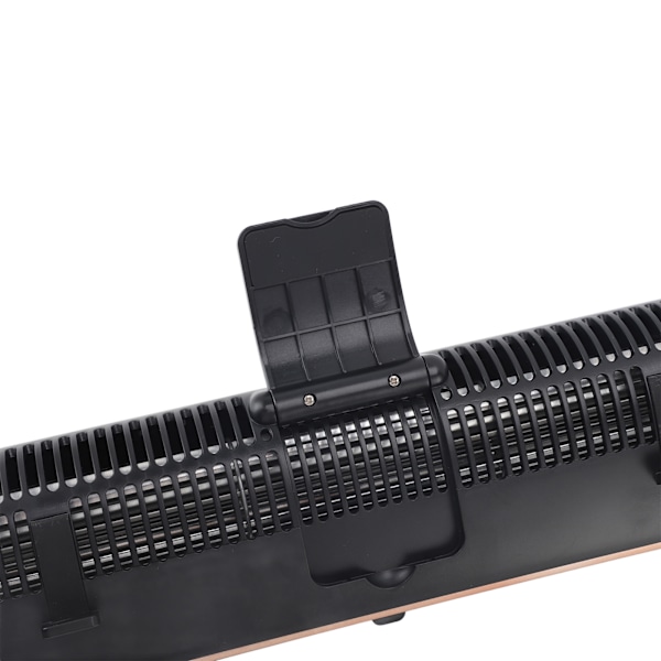 Clip-on datorfläkt 3 hastigheter Justerbar vindvinkel USB-skärmkylare för kontorsbruk Svart
