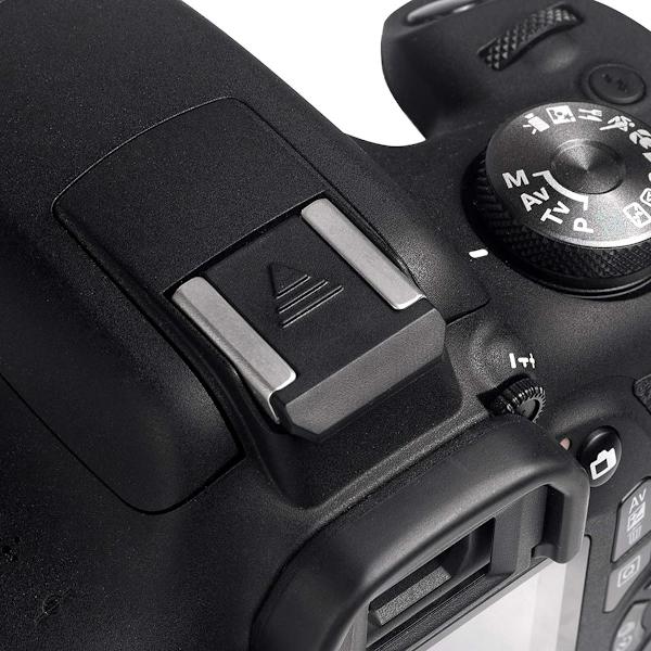 JJC Blixtskydd för Canon DSLR, Powershot och spegellösa kameror med blixtsko - Svart [Se beskrivningen för fler kompatibla kameror]