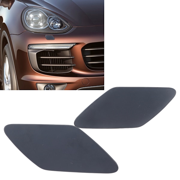 Par av Strålkastarspolare Munstycks Lock 95850533300 Strålkastarspolarlock för Cayenne 92A 2015 till 2017