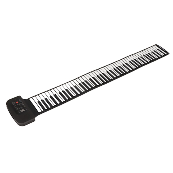 Roll Up Piano 88 Tangenter Enkel Horn Bluetooth MIDI-funktion Flexibelt Rollpiano med Extern Ton 100‑240V