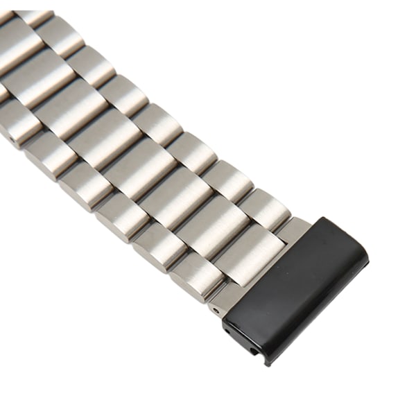 Justerbart ersättningsarmband i rostfritt stål med 2 tryckknappar 26 mm för Fenix 7X 6X 5X Silver