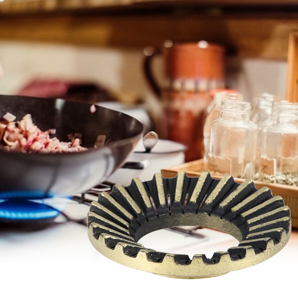 Matlagningsrevolution hemma, Jämn flamfördelning Inbäddad imitation kopparlock för förbättrad smak, Delad vapenstålsskydd set kit, Idealisk för