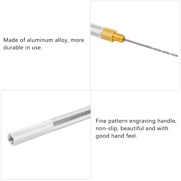 3 Set 3 i 1 kombinationssats aluminiumlegering fiskeriggningsbete nålverktyg fiskborrsats