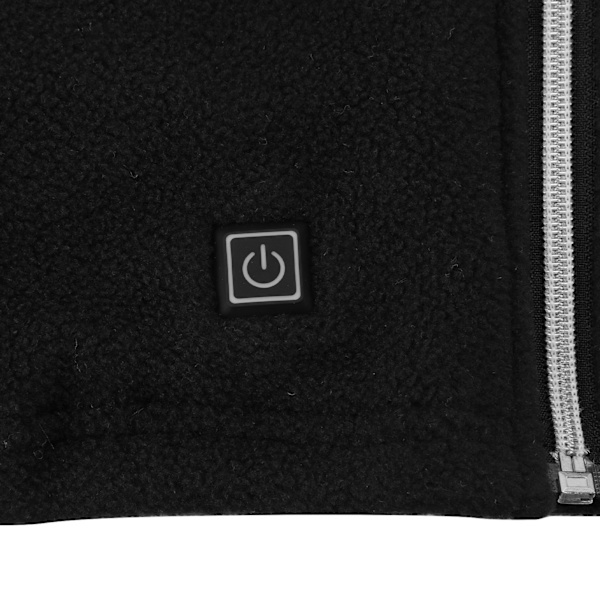 Elektrisk uppvärmd väst 3 temperaturinställningar USB Smart Heating Vest Snabb uppvärmningsjacka för utomhusaktiviteter L