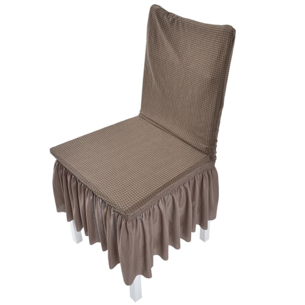 Stolsöverdrag Elegant Stil Hög Elasticitet Glansig Känsla Bred Användning Hållbar Polyesterfiber Spandex Stolsöverdrag Typ A