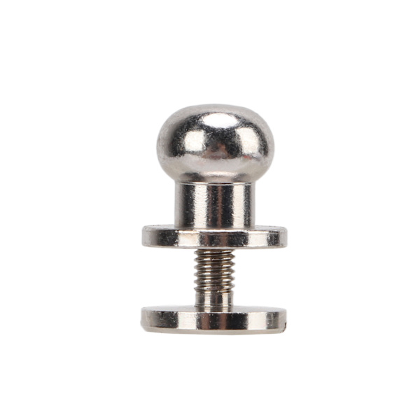 20 set mässingsnitar silver slitstyrka DIY-projekttillbehör för bälteshandväskor 10x8mm