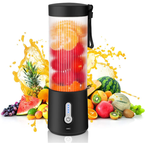 Smoothie-maskin 530 ml, 6 blad skakningar och smoothies juicer kopp