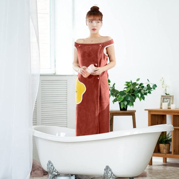 Spa- set för kvinnor, mjuk och mysig, absorberande mikrofiberbadkar