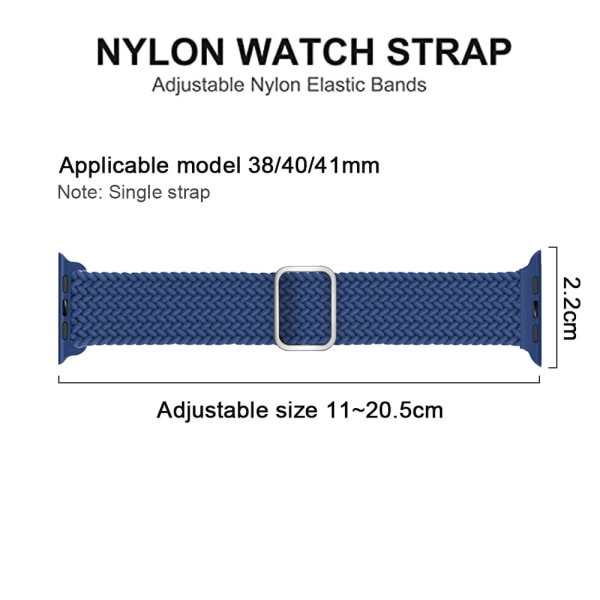 remmen är tillämplig på apple iwatch1234567 justerbar nylon