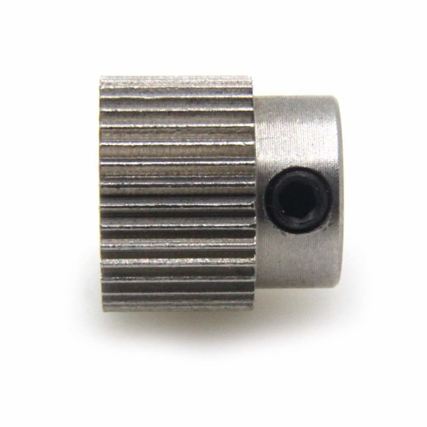3Dman Extruder Remskiva 36Tänder Borr 5mm Rostfritt Stål Drivhjul för 1,75mm & 3mm 3D-skrivarfilament (10-pack)