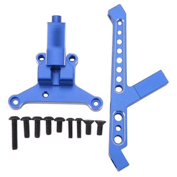 RC Främre Chassifäste Aluminiumlegering RC Chassistödsfäste för TRAXXAS SLEDG 4-hjulsdrift 1/8 RC Bil Blå