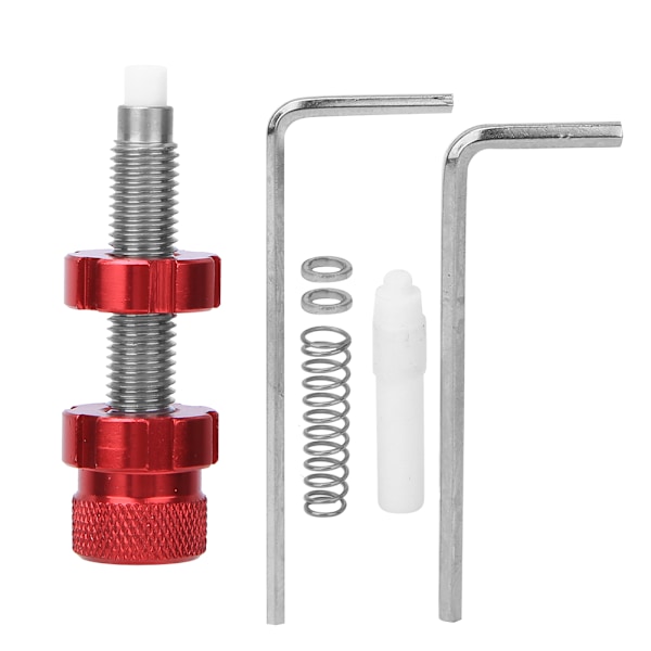 Aluminiumlegering Recurve Bow Sidokuddar Plunger Skruva i Pilstöd Tryckknappsplatta Tillbehör(röd )