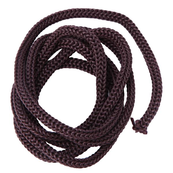 Polypropylenrep snöre flätat PP-sladd dragsko DIY handgjord kläddekoration (kaffe, 400D)