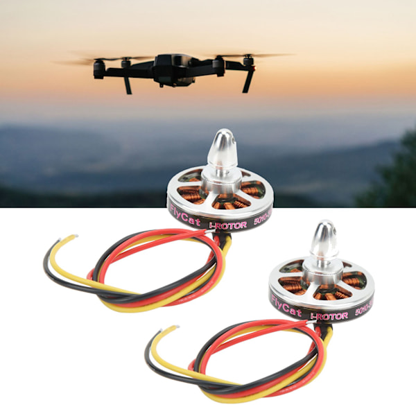 2 st 5010 360KV RC borstlös motor Multi Axes flygplansmotor för RC Quadcopter Multicopter Drone