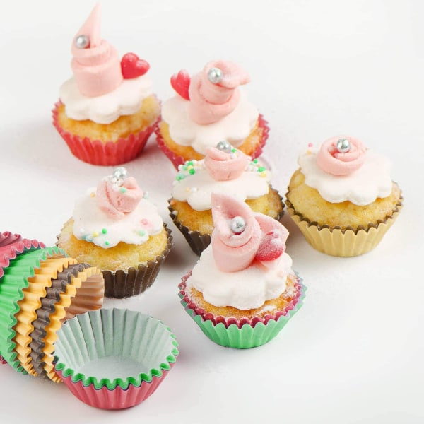 Cupcake Liners - Standardstorlek Cupcake Wrappers att använda för kokkärl